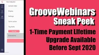 GrooveWebinars Sneak Peek & Development Plans - Coming Later This Year - Groove Link Below