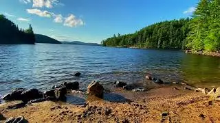 WILD CANOE CAMPING AT REGIONAL PARK OF POISSON BLANC