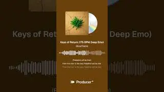 Keys of Return Deep Emo (Emo Trap) #emo #emotrap #emomusic #music (Lyrics Video)