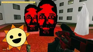 😈 Killer Sun, Demon Faces & Ghost Cat Are All Hunting Me In Gmod 👻NEXTBOTS