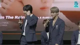 joochan and bomin (singing in the rain) cut 😎