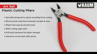 BAUM plastic cutting pliers