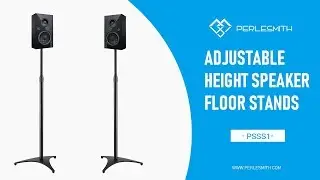PSSS1 Adjustable Height Speaker Floor Stands - PERLESMITH