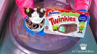 Ice Cream Rolls | Mint Twinkies
