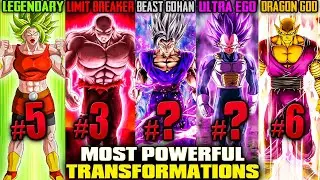 Most Powerful & Strongest Forms of Dragon Ball Characters in Tamil | Savage Point