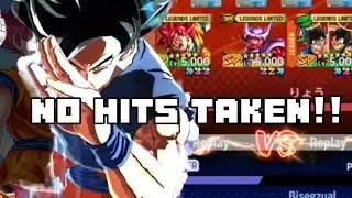 I GOT A PERFECT WIN IN DB LEGENDS!! (Zero hits taken)