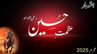 Azmat Hussain ki| Karbala Poetry 2025| Muharram quotes|Karbala urdu quotes|Imam Hussain quotes