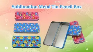 How to print on sublimation metal tin box - #sublimationblanks #diyprinting #sublimationgifts