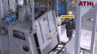 QR3210 Automatic Loading and Unloading Shot Blasting Machine