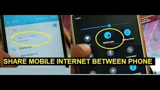 how to share Mobile Internet with other phone having No Sim Card [New]
