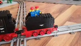 Lego 12v Train 7750 with modified tender.