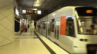 U71 Heinrichstrasse (Siemens NF8U), Abfahrt @ Pempelforter Strasse (D&uuml;sseldorf)