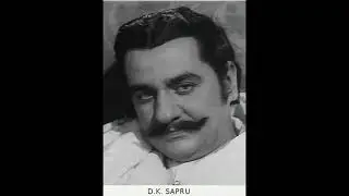 Two Actors with similar faces, Murad vs D.K. Sapru. Milti Julti Shakal wale 2 Actors.