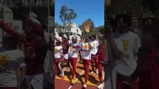 USC track & field celebrates sweeping UCLA