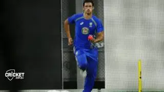 What's it like facing Starc in the nets?