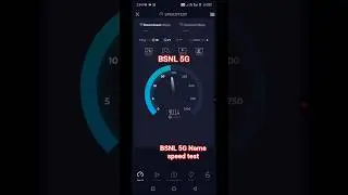 BSNL 5G Speed test ll #bsnl