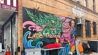 Melting Pot Elmhurst NYC Winter Walking Tour ❄️ Little Thailand Way & Diverse Streets 4K