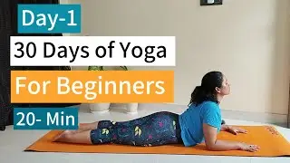 20 Min Beginner Yoga Routine [Day-1]🧘‍♀️🕉️