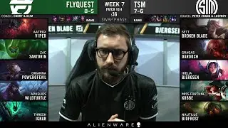 FLY vs TSM - 2020 LCS Spring Week 7 Day 2 - FLYQUEST vs Team SoloMid
