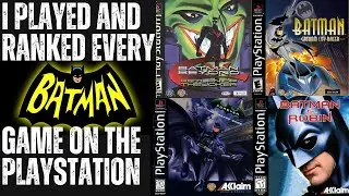 I Played and Ranked Every Batman Game on The Playstation | Top Superhero Games | DC Comics