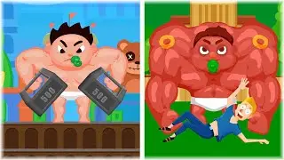 MAX LEVEL in Muscle Boy Game!
