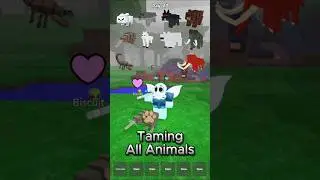Taming All Animals 🪈 99 nights in the forest #99nightsintheforest #99nights #roblox