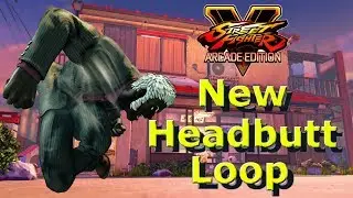 SFV AE - Urien New Headbutt Loop | Hk Knee Drop Stun ( Works On Any Type Body )