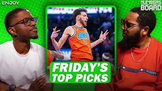 OKC Thunder, Philadelphia 76ers headline Friday's top picks | Numbers on the Board | NBA on NBC