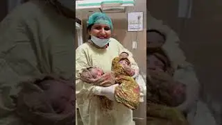 Triplet baby boy born #shorts #reels #drzainabmalik