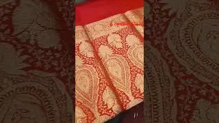 Red brocade Benarasi #benarasisaree #saree#benarasisilk