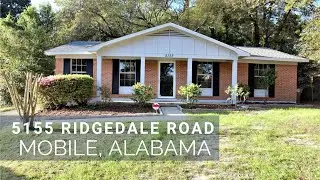 Houses for Sale Mobile AL 36609 - 5155 Ridgedale Road Mobile AL  36609 - Walking Tour