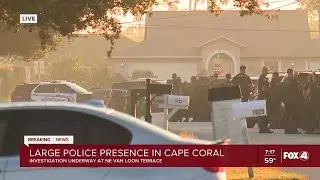 Large police presence in Cape Coral