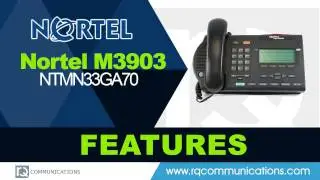 The Nortel M3903 Business Phone Overview
