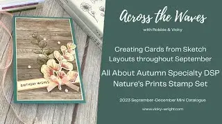 #175 - All About Autumn Specialty DSP for a WOW Version of a Card Layout