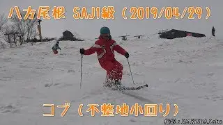 【スキー1級】コブ・不整地小回り【八方尾根】（2019年4月29日）