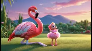 The Quiet Flamingo Balanced Too Long | Nursery Rhymes for Kids & Baby Songs
