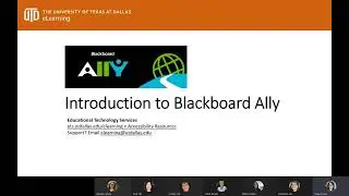 Blackboard Ally Part 1 - Overview