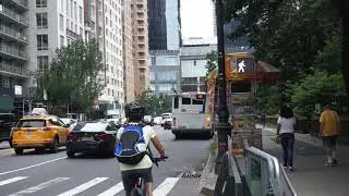 NYC Bus: Washington Heights bound Orion VII 6711 M5 at 5 Av/59 St