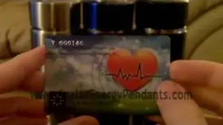 Scalar Energy Pendant Truth + FREE BONUS Card + Alkaline Water Bottle