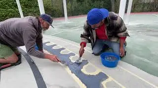 Constructing a Chartres Labyrinth Replica