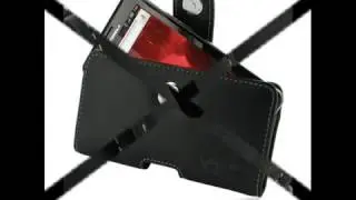 Pdair Leather Case For Motorola Droid Bionic Xt875  Horizontal Pouch Type Black)  886