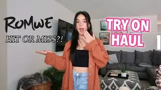 ROMWE TRY ON HAUL *hit or miss* | Jessica Melgoza