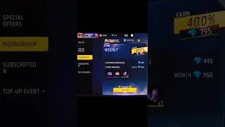 🔥I Got 💎 ₹159 Weekly Membership Purchase | Free Fire Membership #freefire #shorts