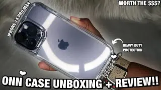 iPhone 14 Pro Max📱[ ONN ] Case Unboxing + Review!! 📦 *RUGGED CLEAR* 🔨 PT. 7 | WORTH THE $$$!?✨