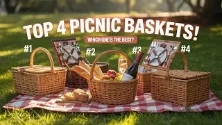 🧺 Top Picks for Outdoor Dining | Best Picnic Baskets Review 2025!
