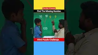 Find The Missing 🤔 Number? math puzzle 🧩! #logicpuzzle #maths #students #mathpuzzle