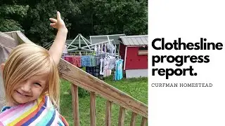 Clothesline update. How it's going since we bought our Daytek Clothesline, if anyone cares.🤷&zwj;♀️