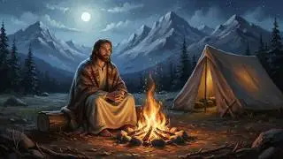 Fall Asleep Fast with Jesus : Calm Night Scripture and Campfire Warmth