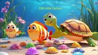 Nursery rhymes Turtle and Fish # Nursery song Turtles and Fish bonding #ssklittlegenius #turtle