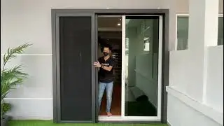 Luxe78 Sliding Mesh Door by SOLIDMESH